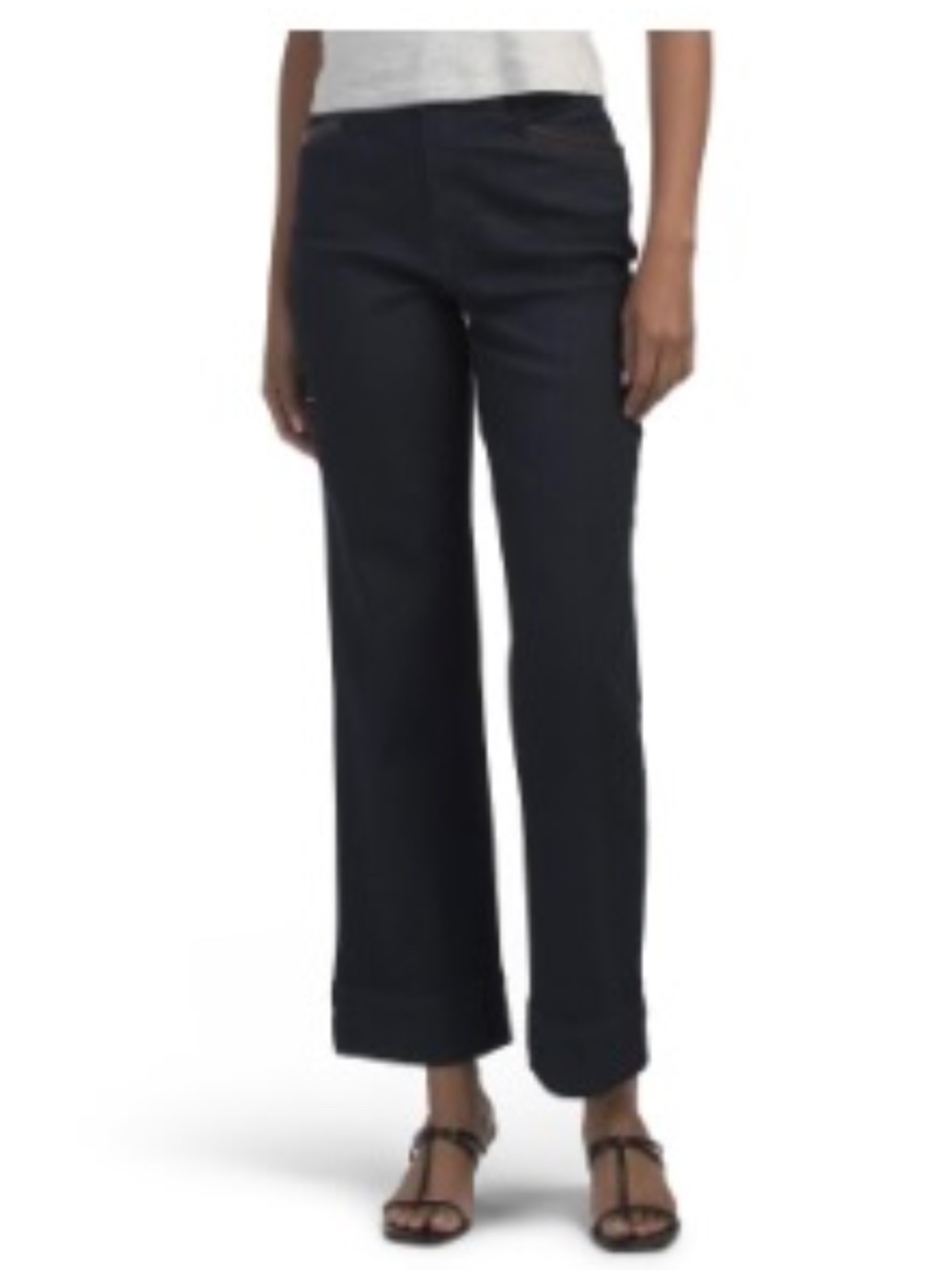 BAGATELLE COLLECTION Jeans With Angled Pockets, Sz 27
